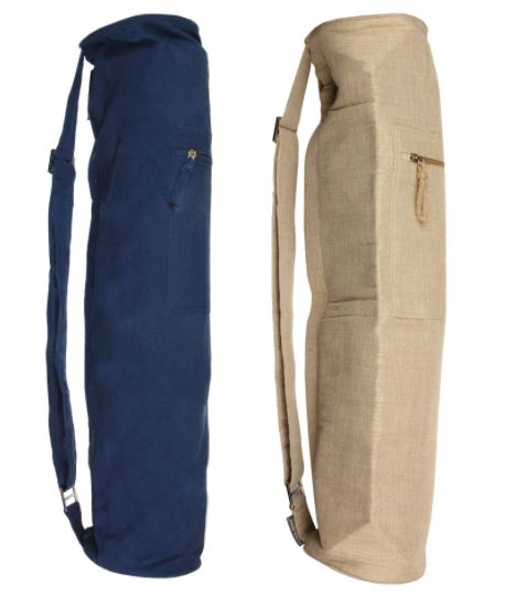 Jute Cotton Yoga Bag