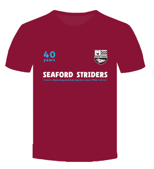 Seaford Striders 40th Anniversary T-Shirt