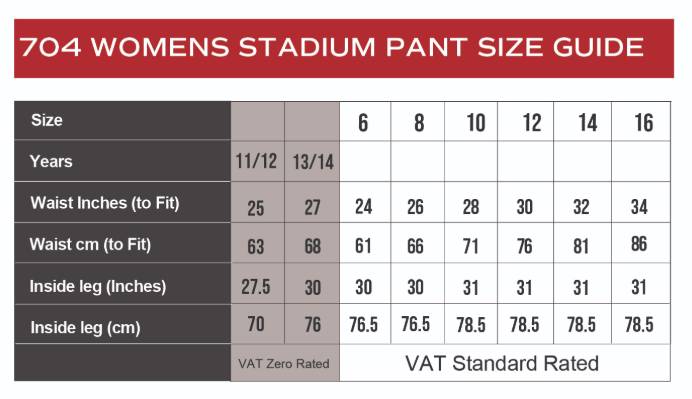 MSN Classic Open Hem Stadium Pant - Female Fit