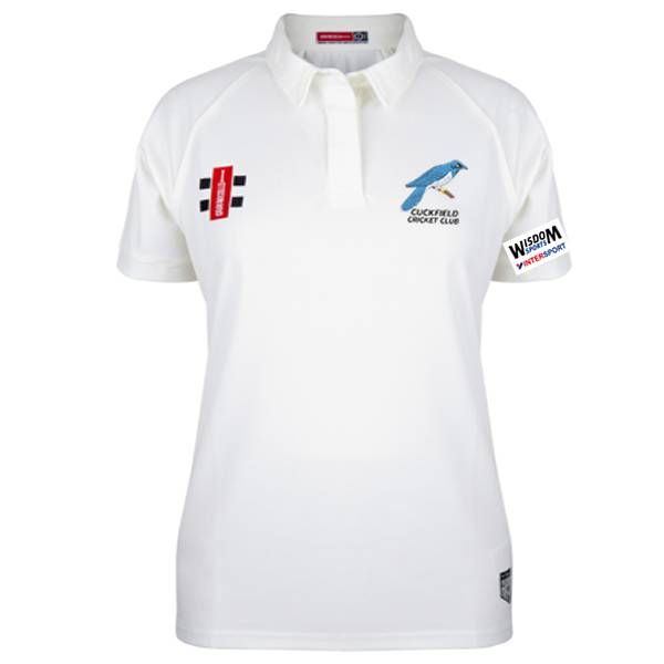 Cuckfield CC Playing Shirt S/S - Junior & Ladies  Section LADIES FIT