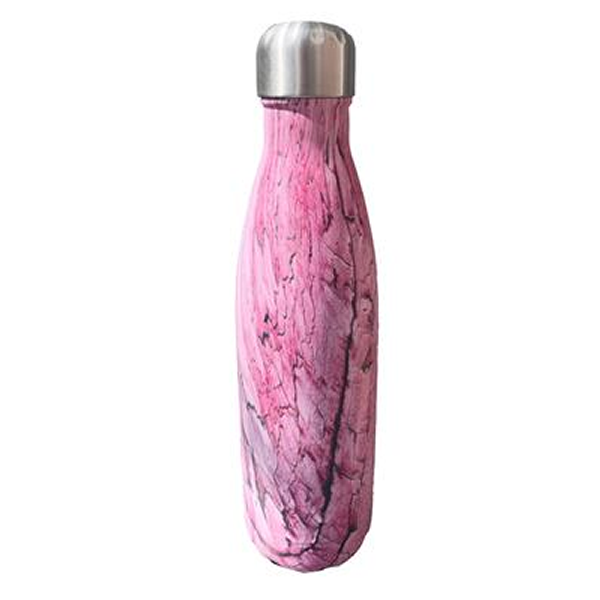 Pink Wood Grain Therma Bottle 500ml