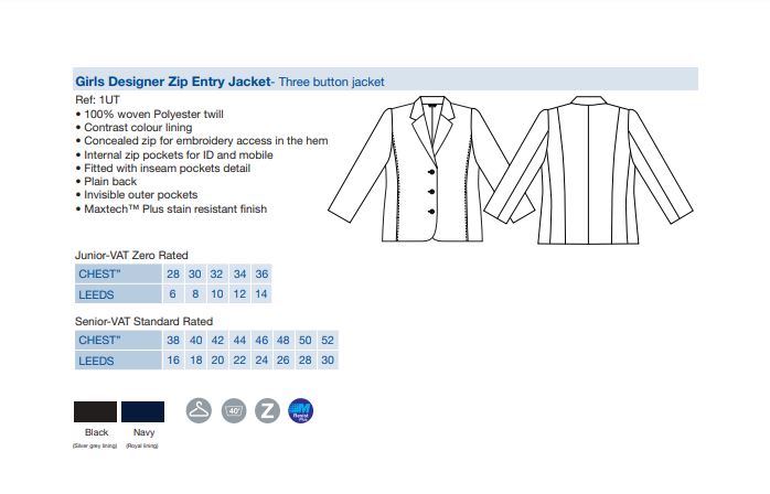 Seahaven Girls Blazer