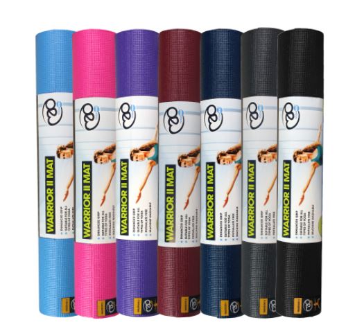 Warrior II Yoga Mat 4mm